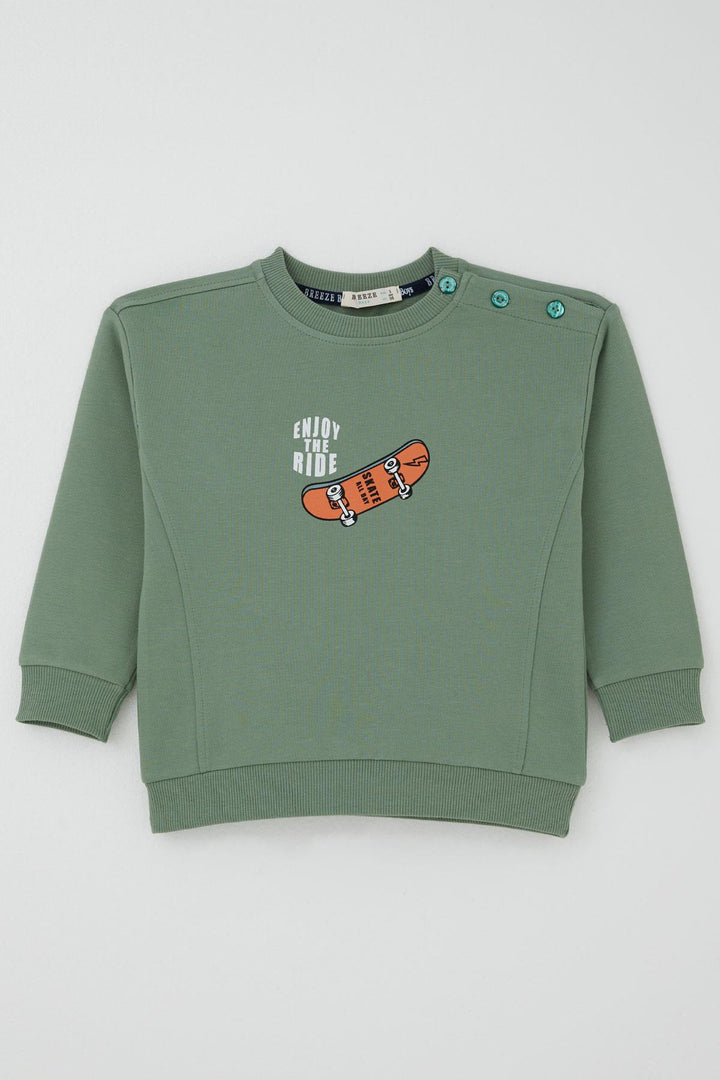 BRE Breeze Baby Boy Tracksuit Skate Time 9 Months-3 Years, Mint Green - Salem
