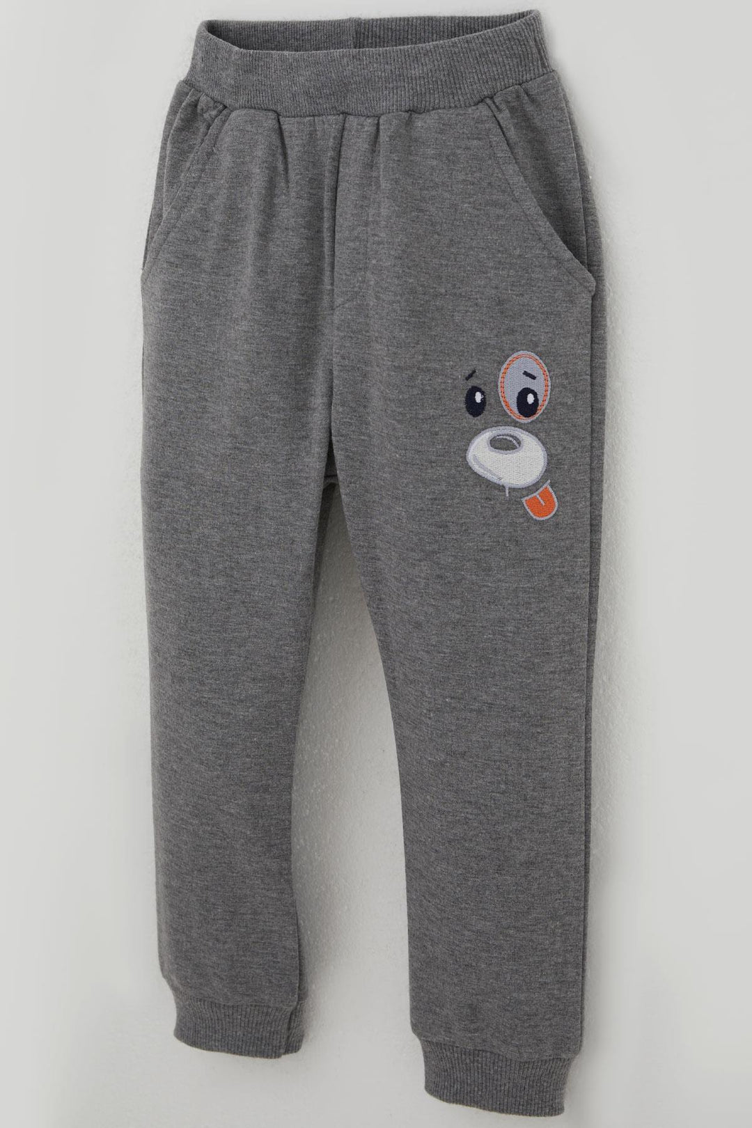 BRE Breeze Baby Boy Tracksuit with Hooded Headphones Dog Embroidery 9 Months-3 Years, White - Eccles