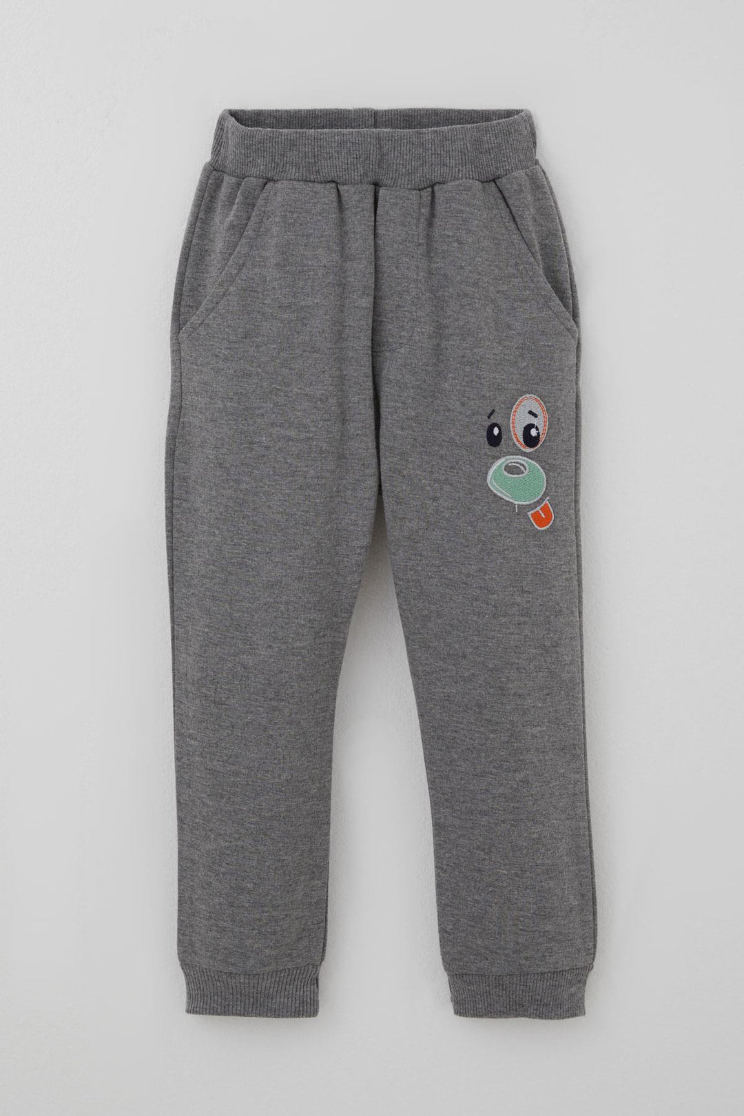 BRE Breeze Erkek Bebek Eşofman Takımı Kulaklıklı Köpekçik Nakışlı 9 Ay-3 Yaş, Su Yeşili - Pleasanton