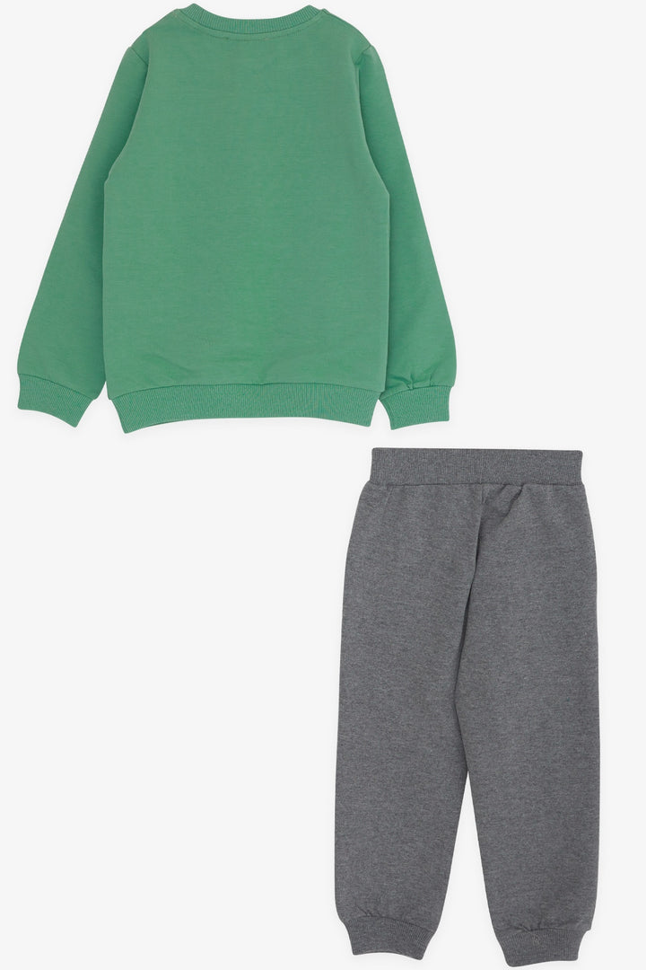بدلة رياضية BRE Breeze Baby Boy مطبوعة على شكل حيوان لطيف من 9 أشهر إلى 3 سنوات، أخضر نعناعي - Neath