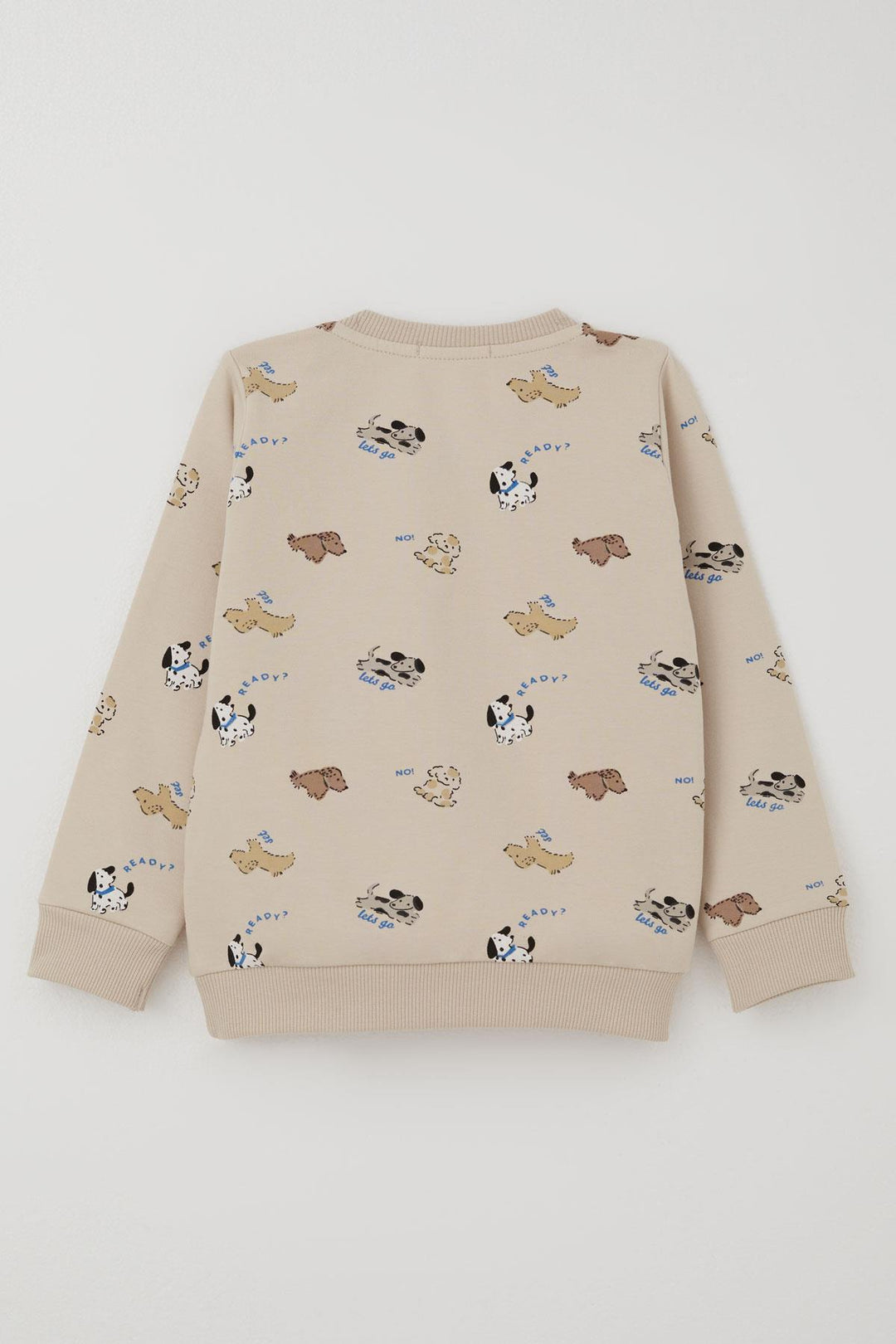 BRE Breeze Baby Boy Tracksuit Cute Puppy Patterned 9 Months-3 Years, Beige - Porta Westfalica