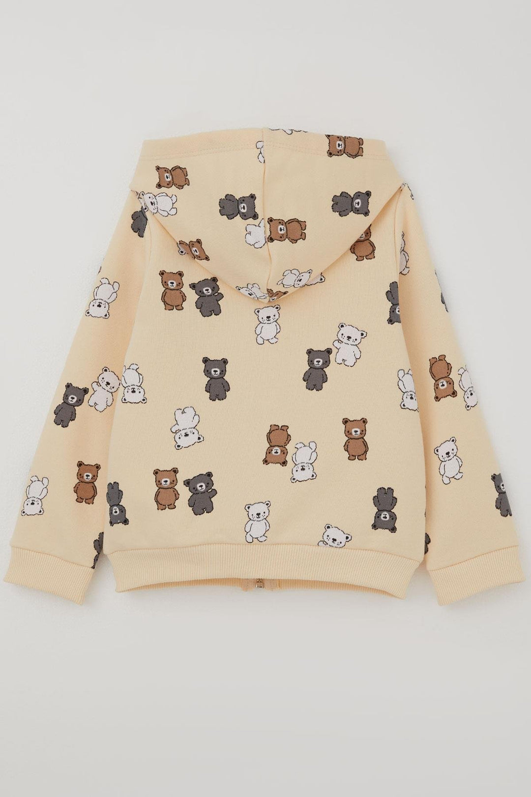 BRE Breeze Baby Boy Cardigan Cute Colorful Baby Bear Patterned 9 Months-3 Years, Cream - Chalkída