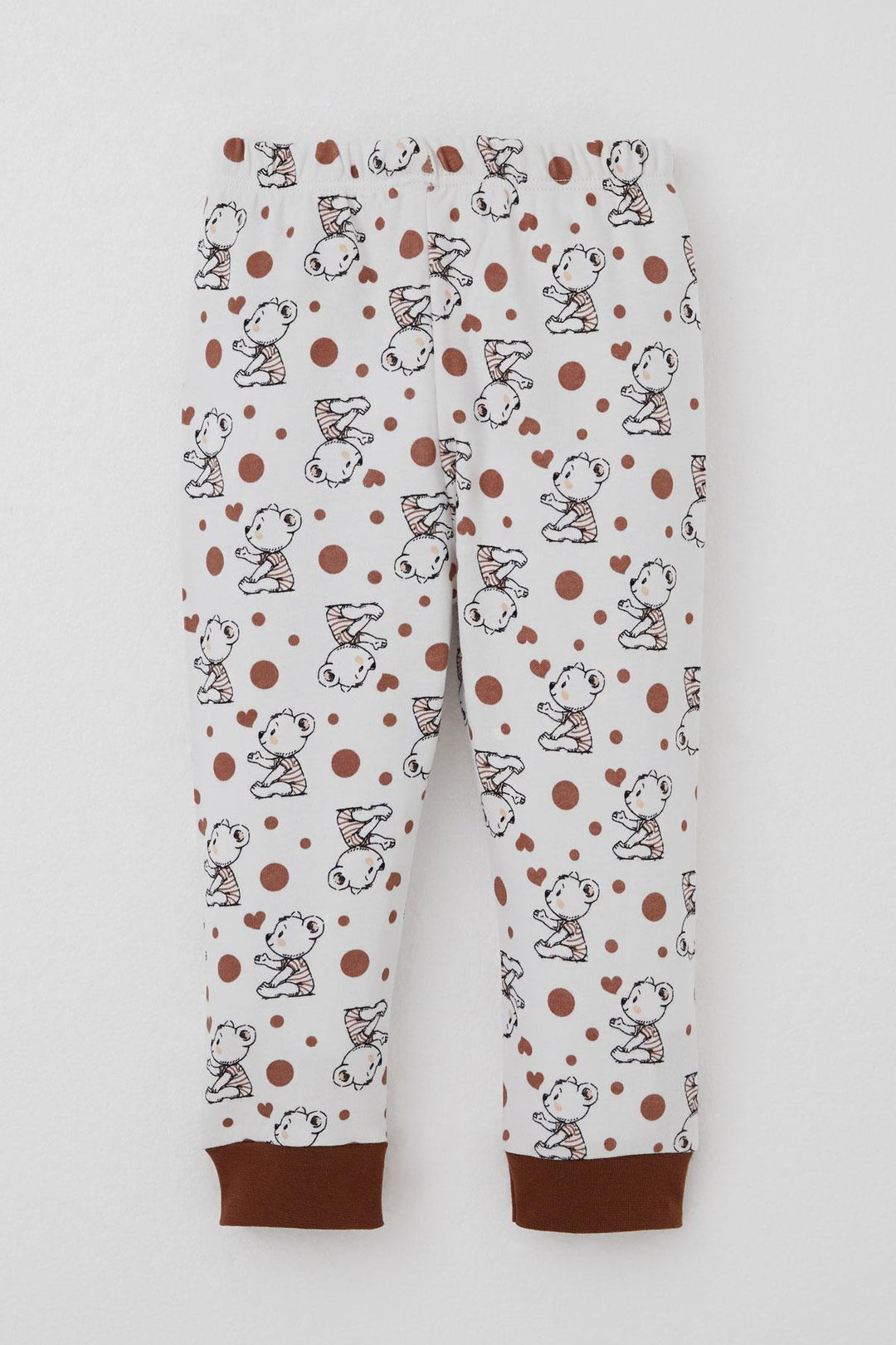 BRE Breeze Baby Boy Pajama Set Baby Cute Bear Patterned 4 Months Year, Ecru - La Louvière