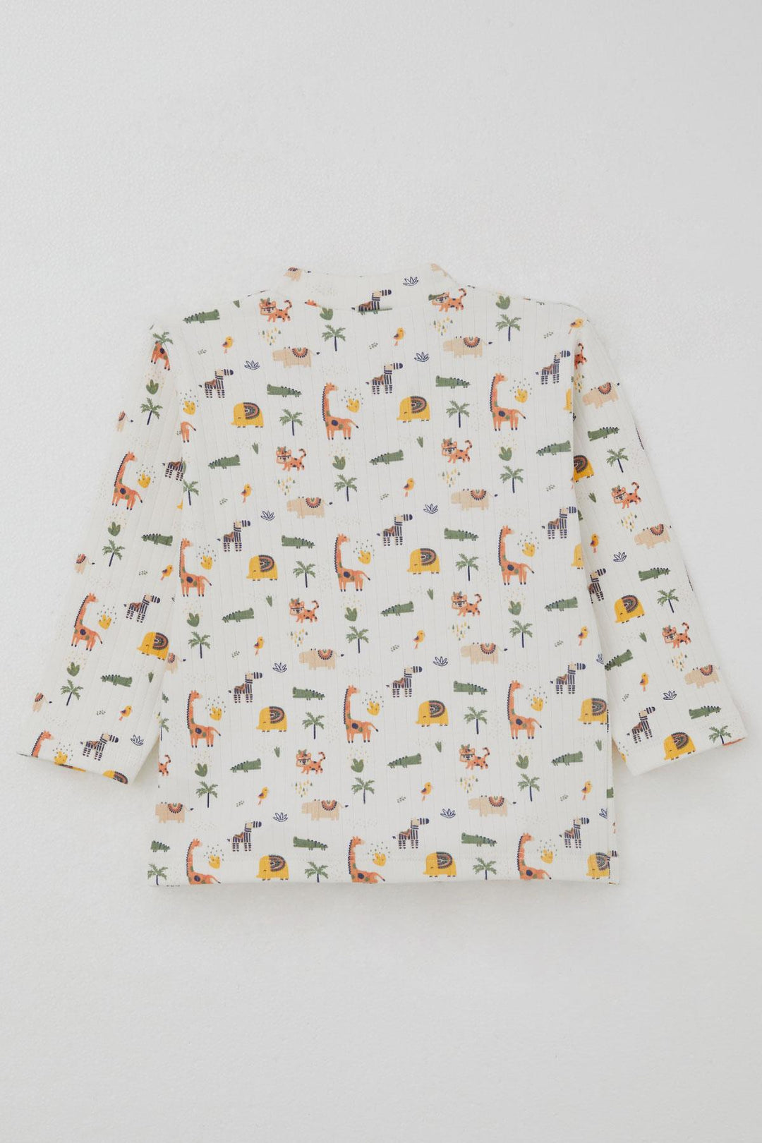 BRE Breeze Erkek Bebek Pijama Takımı Bebek Hayvanat Bahçesi 4 Ay Yaş, Ekru - La Vergne