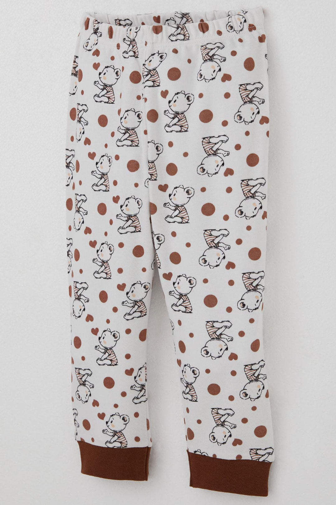 BRE Breeze Baby Boy Pajama Set Baby Cute Bear Patterned 4 Months Year, Ecru - La Louvière