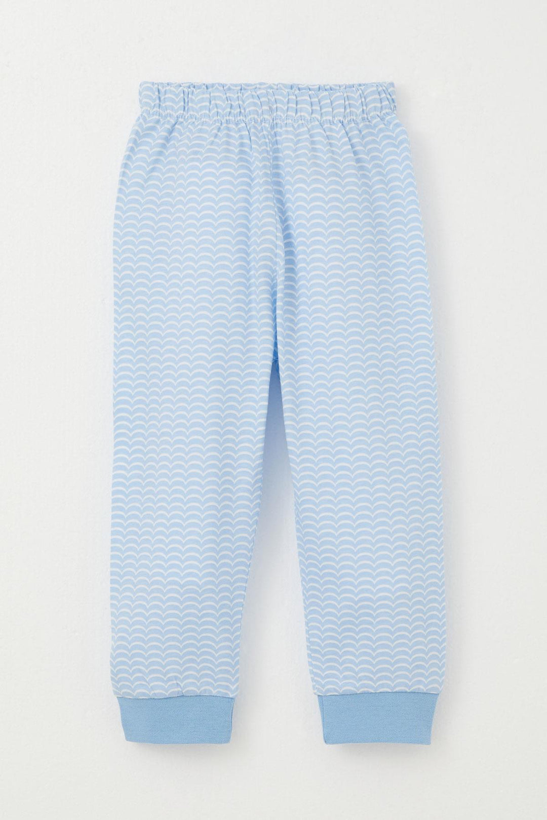BRE Breeze Baby Boy Pajama Set Patterned Buttoned 4 Months Year, Light Blue - Ponta Delgada