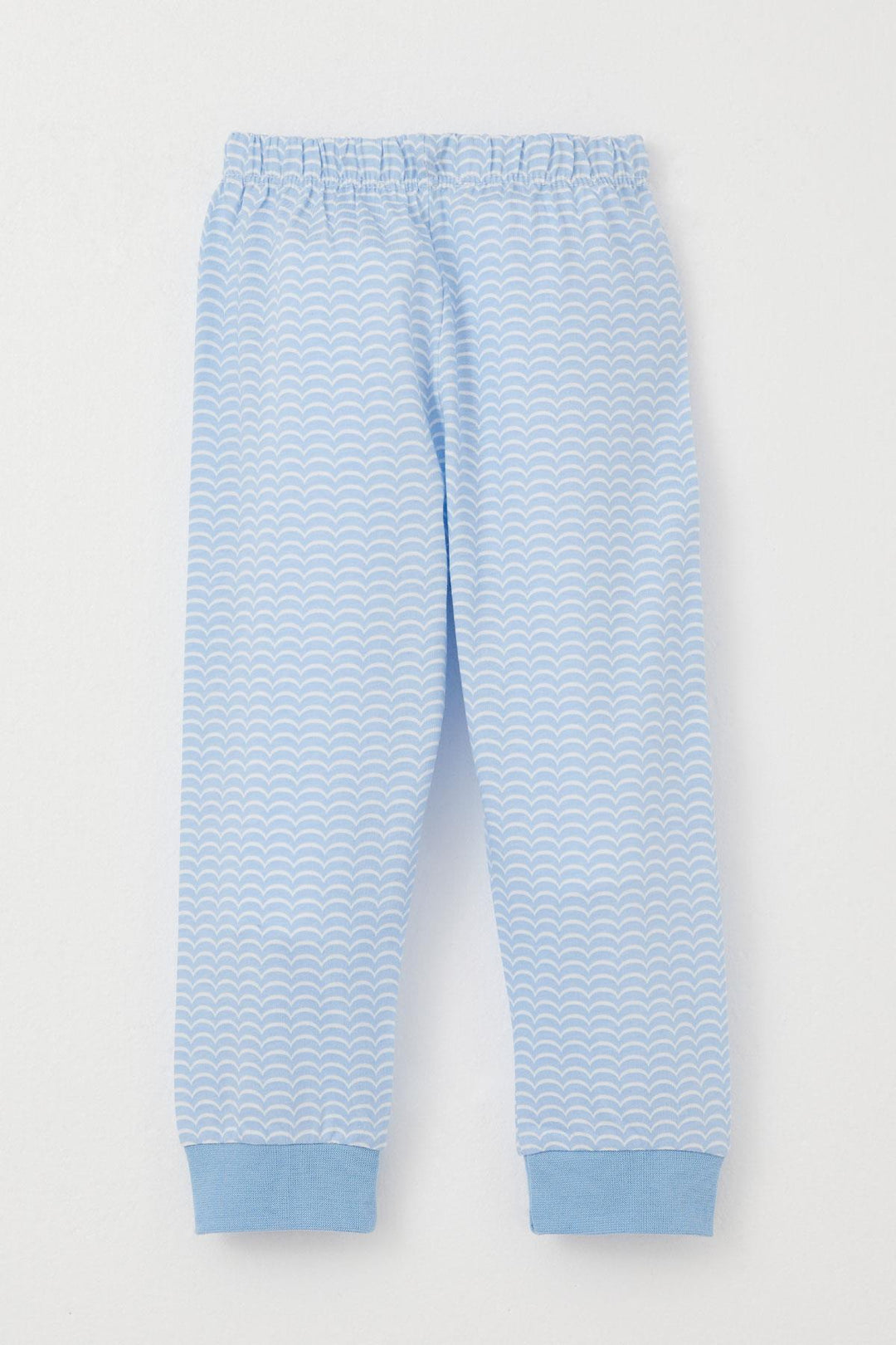 BRE Breeze Baby Boy Pajama Set Patterned Buttoned 4 Months Year, Light Blue - Ponta Delgada