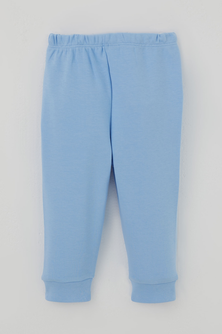 BRE Breeze Erkek Bebek Pijama Takımı Ekose Desenli Önden Çıtçıtlı 4 Ay Yaş, Mavi - Cuxhaven