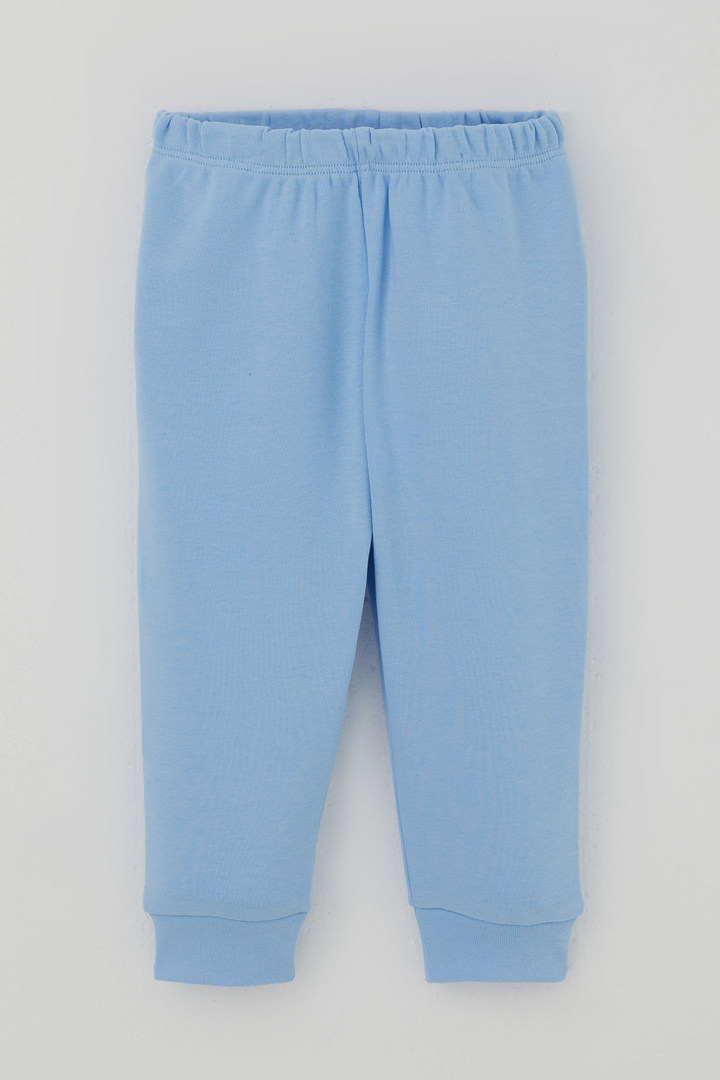 BRE Breeze Erkek Bebek Pijama Takımı Ekose Desenli Önden Çıtçıtlı 4 Ay Yaş, Mavi - Cuxhaven