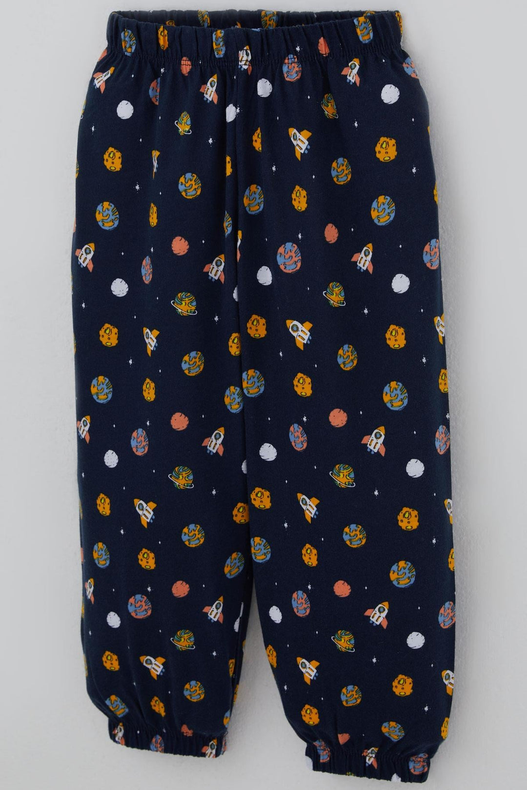 BRE Breeze Erkek Bebek Pijama Takımı Galaksi Temalı 9 Ay-3 Yaş, Lacivert - Flower Mound