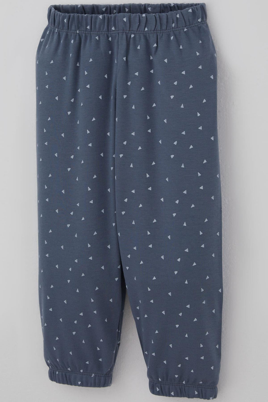 BRE Breeze Erkek Bebek Pijama Takımı Minik Üçgenler Desenli 9 Ay-3 Yaş, Füme - Denton