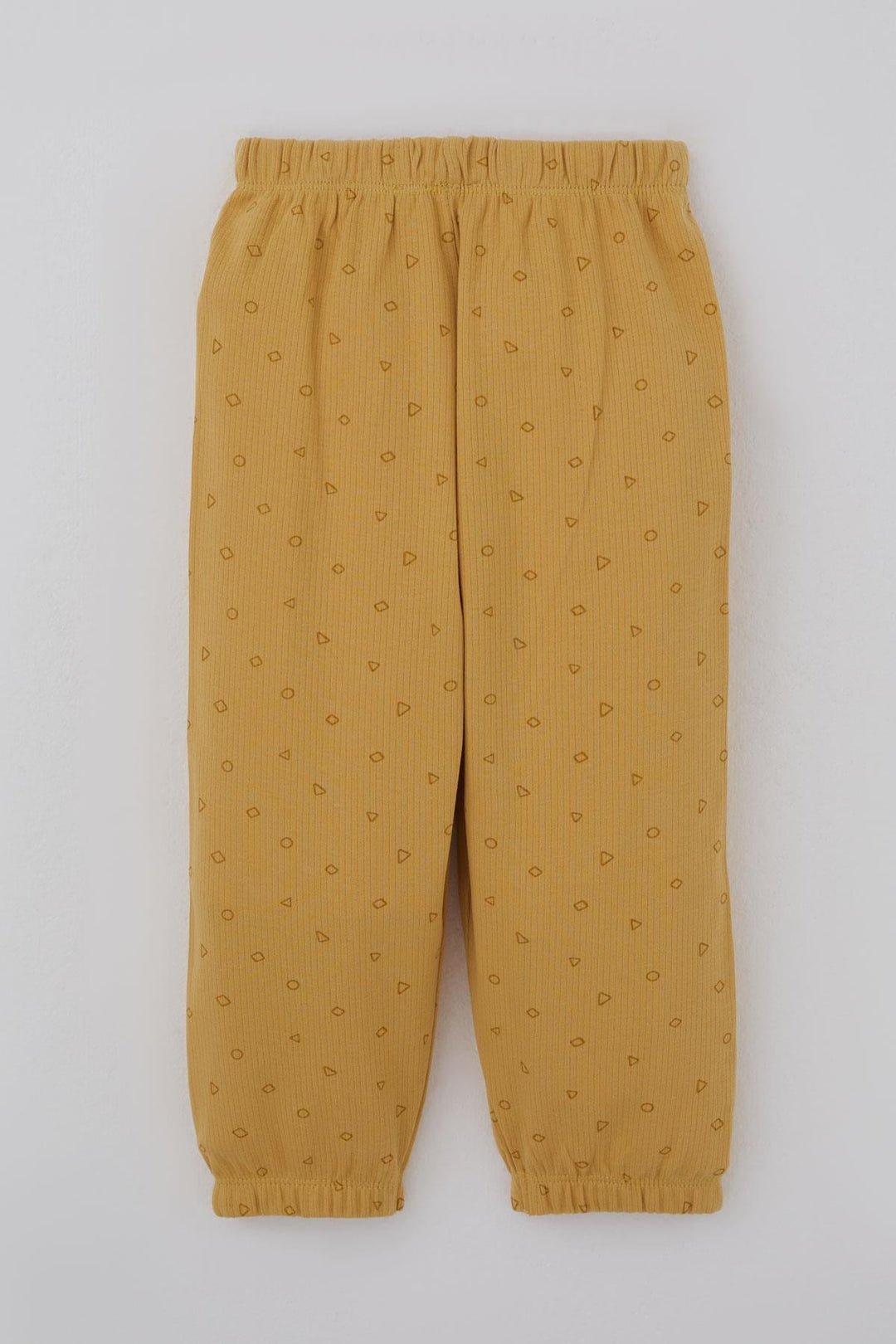 BRE Breeze Erkek Bebek Pijama Takımı Minik Geometrik Desenler 9 Ay-3 Yaş, Hardal Sarı - Hoddesdon