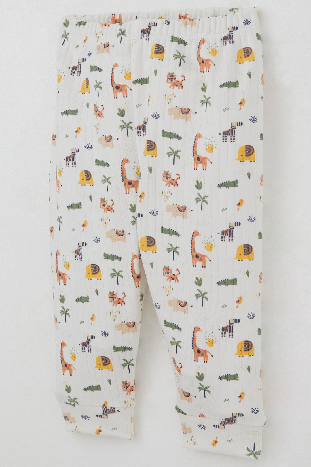 BRE Breeze Baby Boy Pyjama Set Shoulder Buttoned Baby Zoo 4 Months Year, Ecru - Hervey Bay