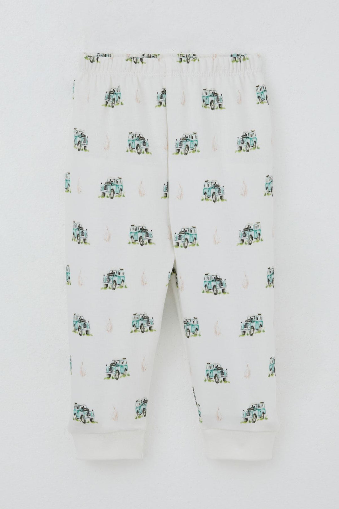 BRE Breeze Baby Boy Pajama Set Adventure Themed Little Explorer 4 Months Year, Beige - Lakewood