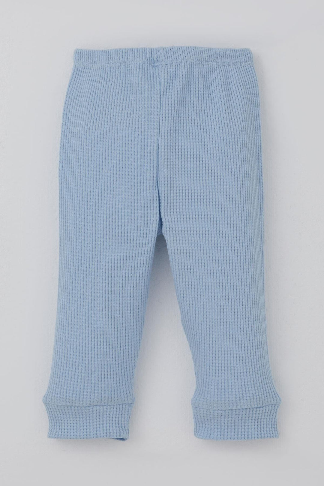 BRE Breeze Baby Boy Pyjama Set Shoulder Buttoned Kangaroo Pocket Smiley Face Embroidered 4 Months Year, Light Blue - Görlitz