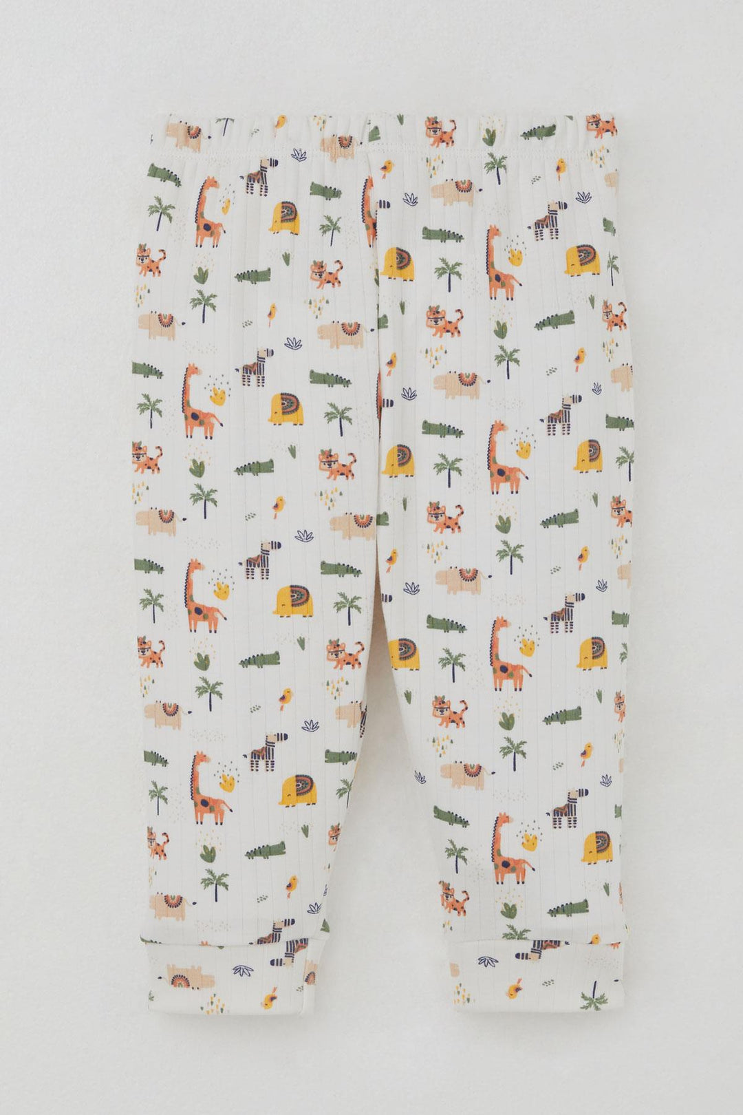 BRE Breeze Baby Boy Pyjama Set Shoulder Buttoned Baby Zoo 4 Months Year, Ecru - Hervey Bay