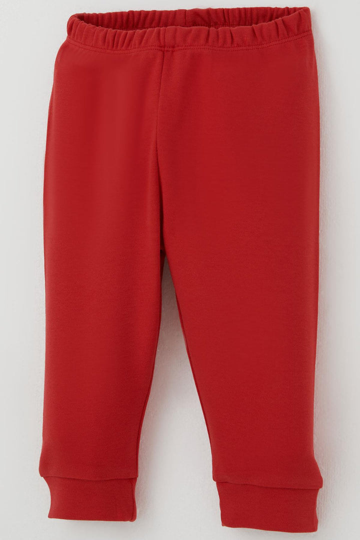 BRE Breeze Erkek Bebek Pijama Takımı Omuzdan Patlı Peluş Sakallı Hoho Noel Baba 4 Ay Yaş, Ekru - Goes