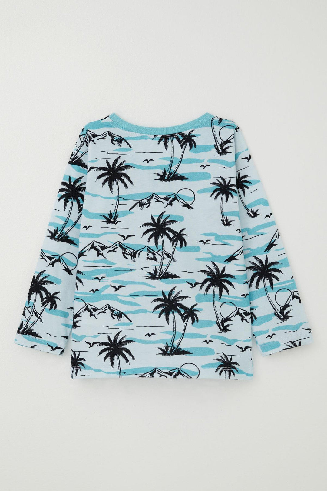 BRE Breeze Baby Boy Pajama Set Palm Tree Patterned 9 Months-3 Years, Light Blue - Tultitlán de Mariano Escobedo