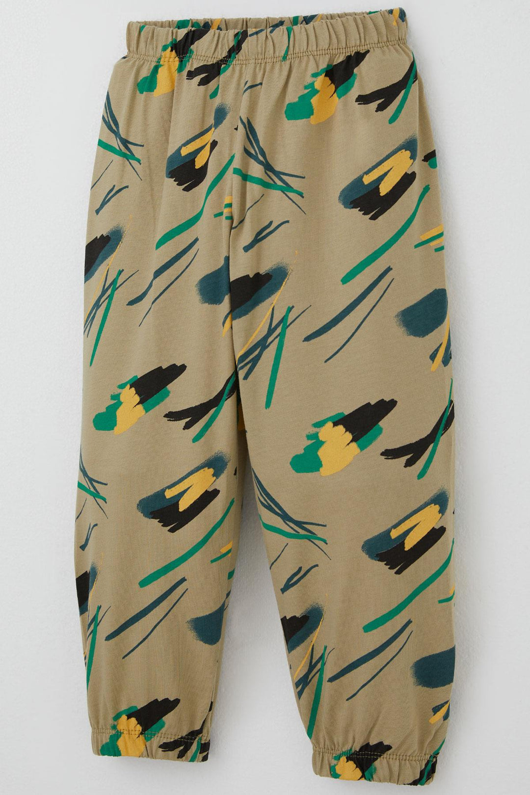 BRE Breeze Erkek Bebek Pijama Takımı Renkli Fırça Vuruşu 9 Ay-3 Yaş, Haki Yeşil - Oakville