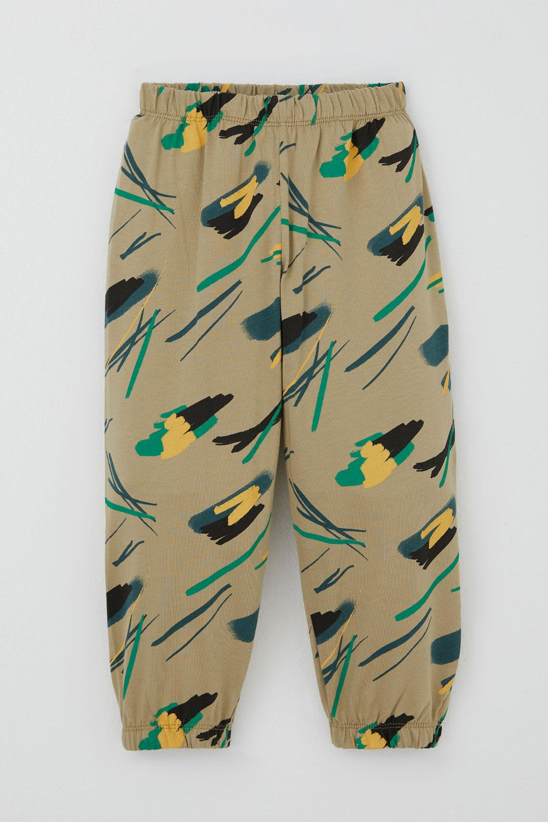 BRE Breeze Erkek Bebek Pijama Takımı Renkli Fırça Vuruşu 9 Ay-3 Yaş, Haki Yeşil - Oakville