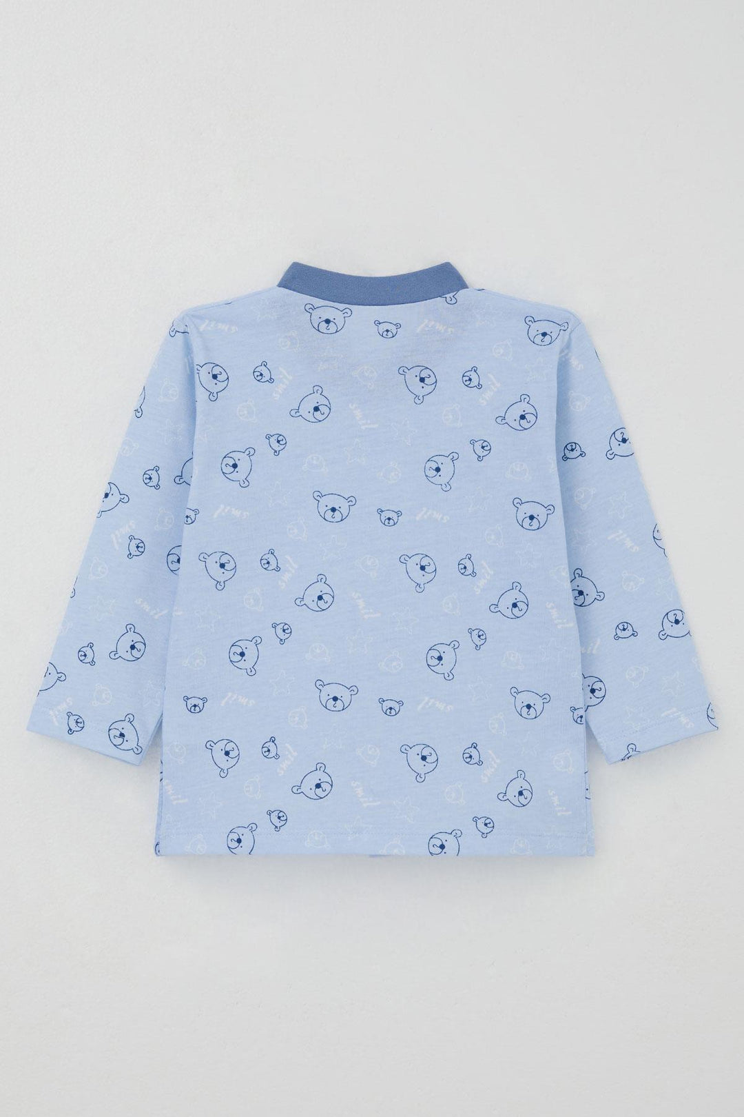 BRE Breeze Baby Boy Pajama Set Cute Bear Figure Star Patterned 4 Months Year, Blue - Brandon