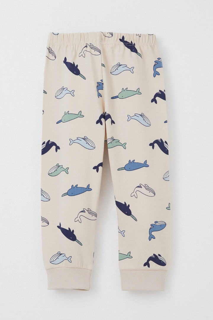 BRE Breeze Baby Boy Pajama Set Cute Fish 4 Months Year, Beige - San Giorgio a Cremano