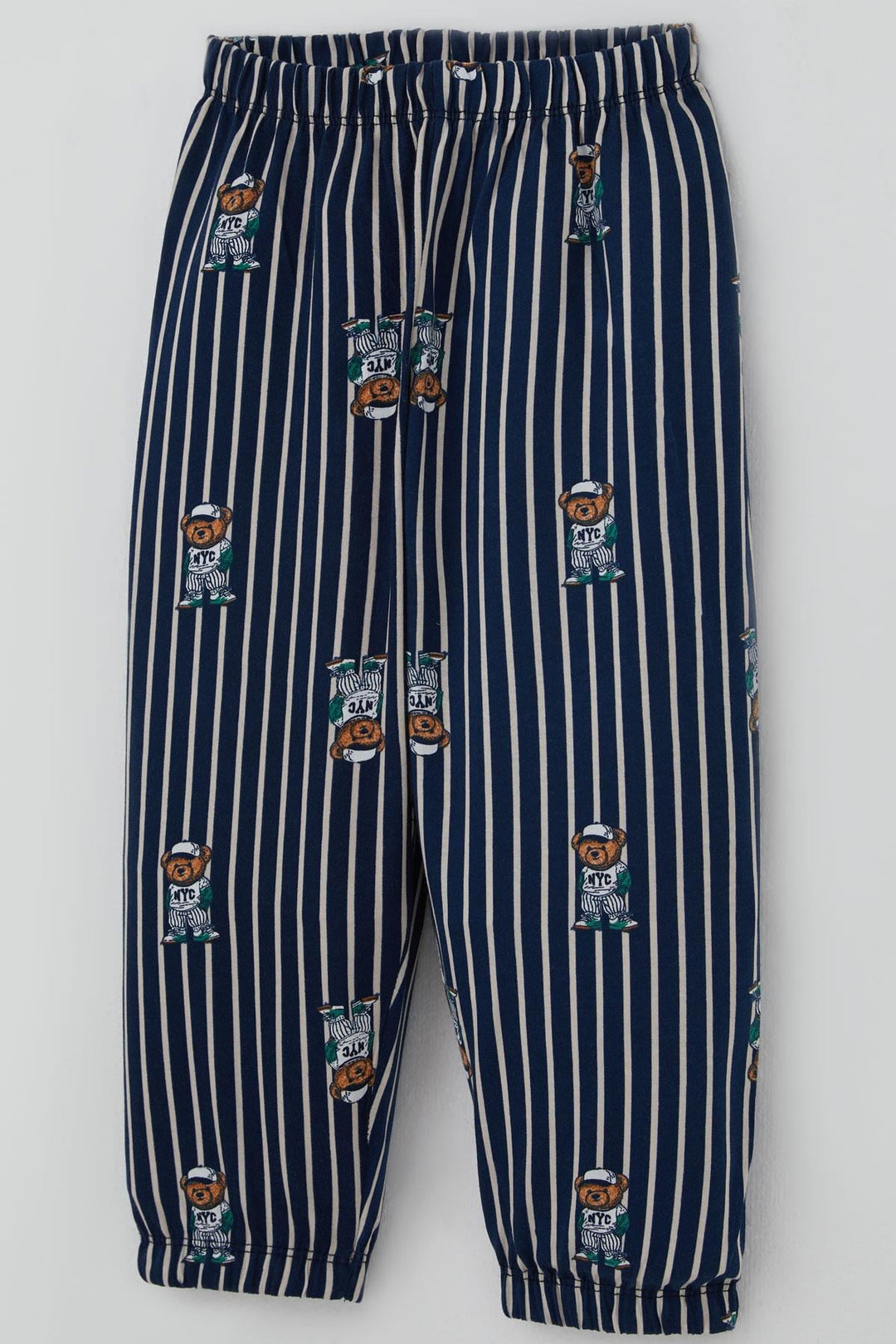 BRE Breeze Erkek Bebek Pijama Takımı Sevimli Ayıcık Figürlü 9 Ay-3 Yaş, Lacivert - Cuenca