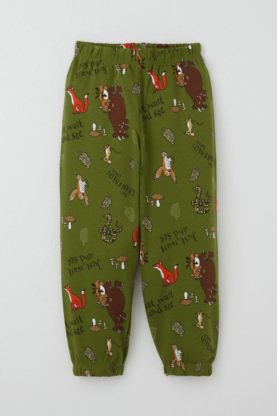 BRE Breeze Baby Boy Pajama Set The Gruffalo Patterned 9 Months-3 Years, Khaki Green - Benevento