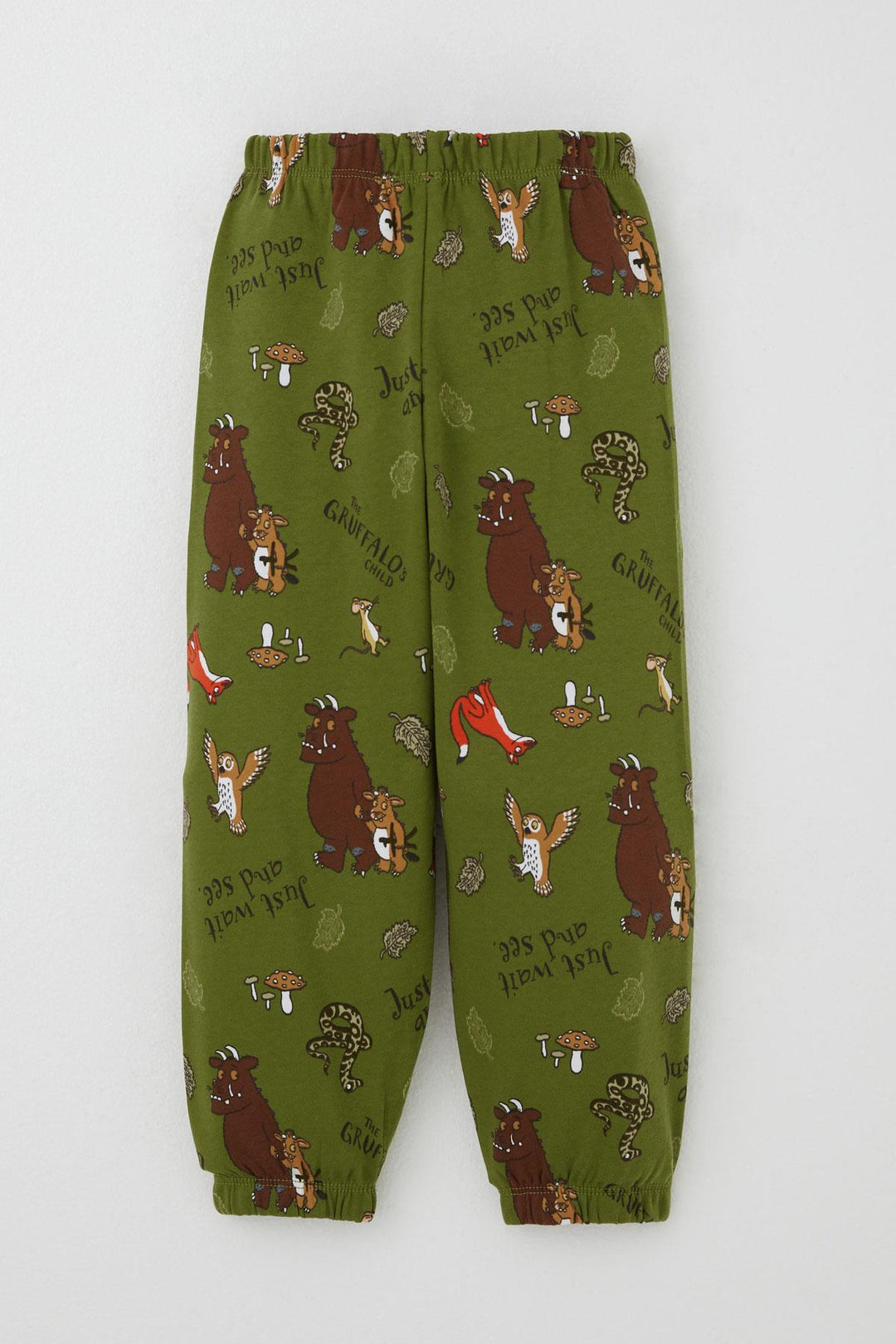 BRE Breeze Baby Boy Pajama Set The Gruffalo Patterned 9 Months-3 Years, Khaki Green - Benevento