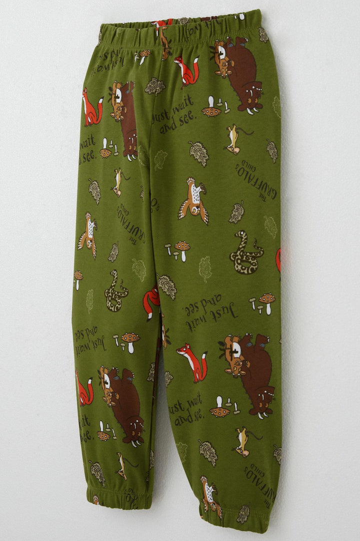 BRE Breeze Baby Boy Pajama Set The Gruffalo Patterned 9 Months-3 Years, Khaki Green - Benevento
