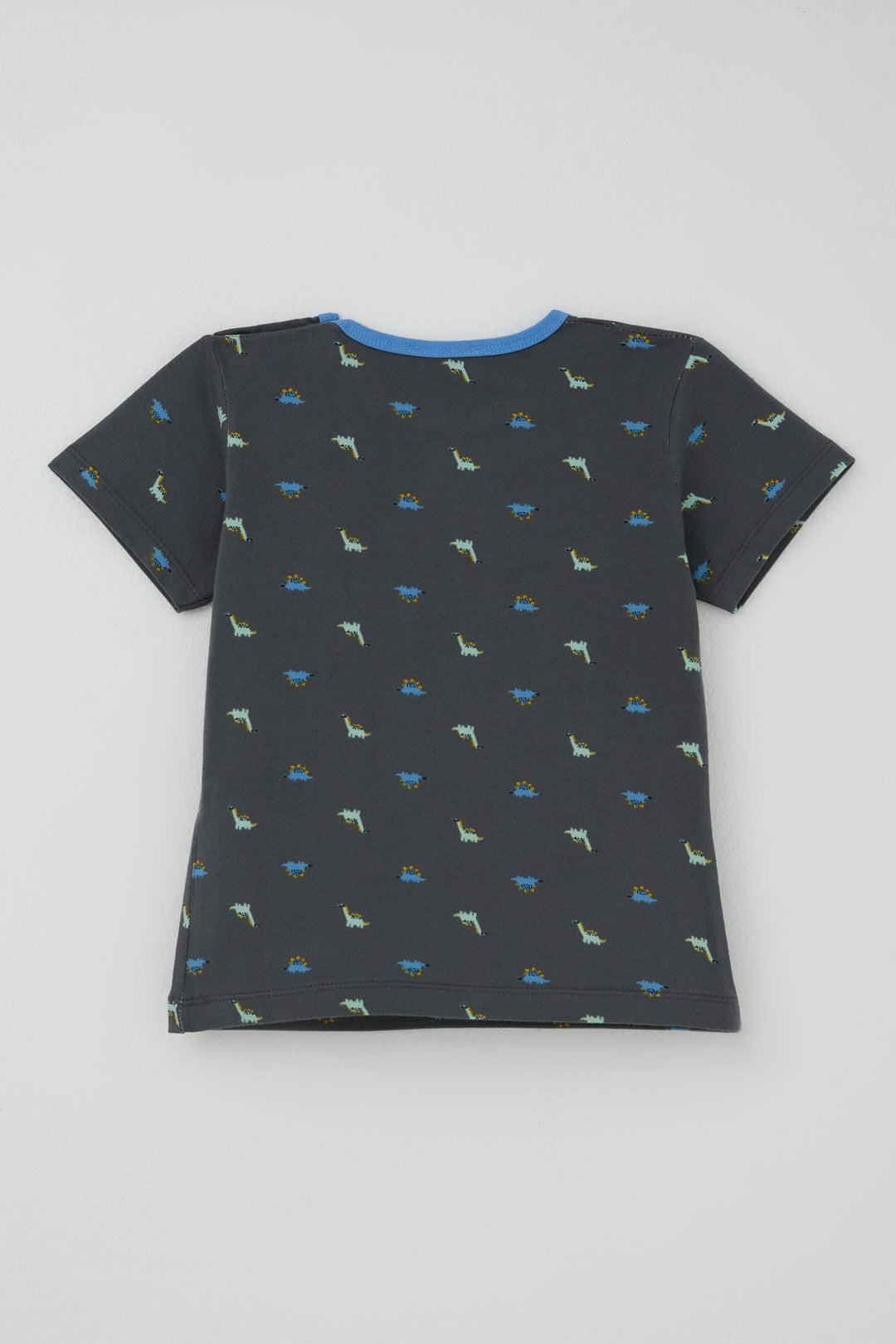 BRE Breeze Erkek Bebek Şortlu Pijama Takım Renkli Dinozor Desenli 9 Ay-3 Yaş, Antrasit - Darwin