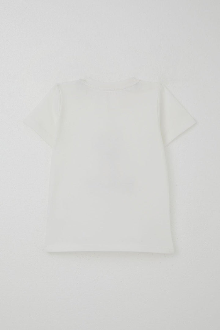 BRE Breeze Erkek Bebek Şortlu Takım Havalı Ayıcık Baskılı 9 Ay-3 Yaş, Ekru - Skelmersdale