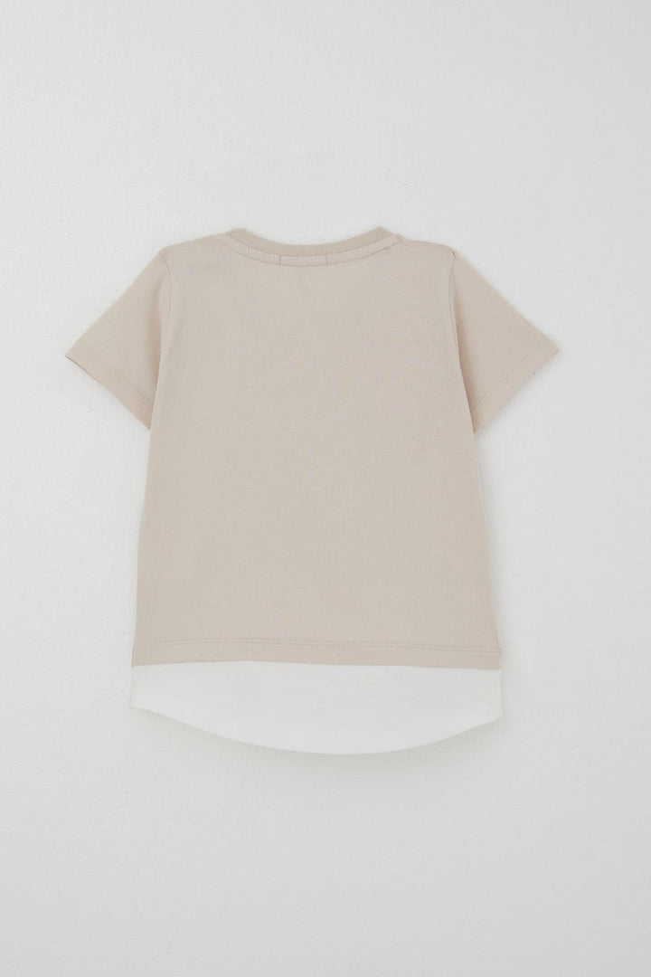 BRE Breeze Baby Boy Shorts Set Cute Captain Bear Printed Pocket Detailed 9 Months-3 Years, Beige - Königs Wusterhausen