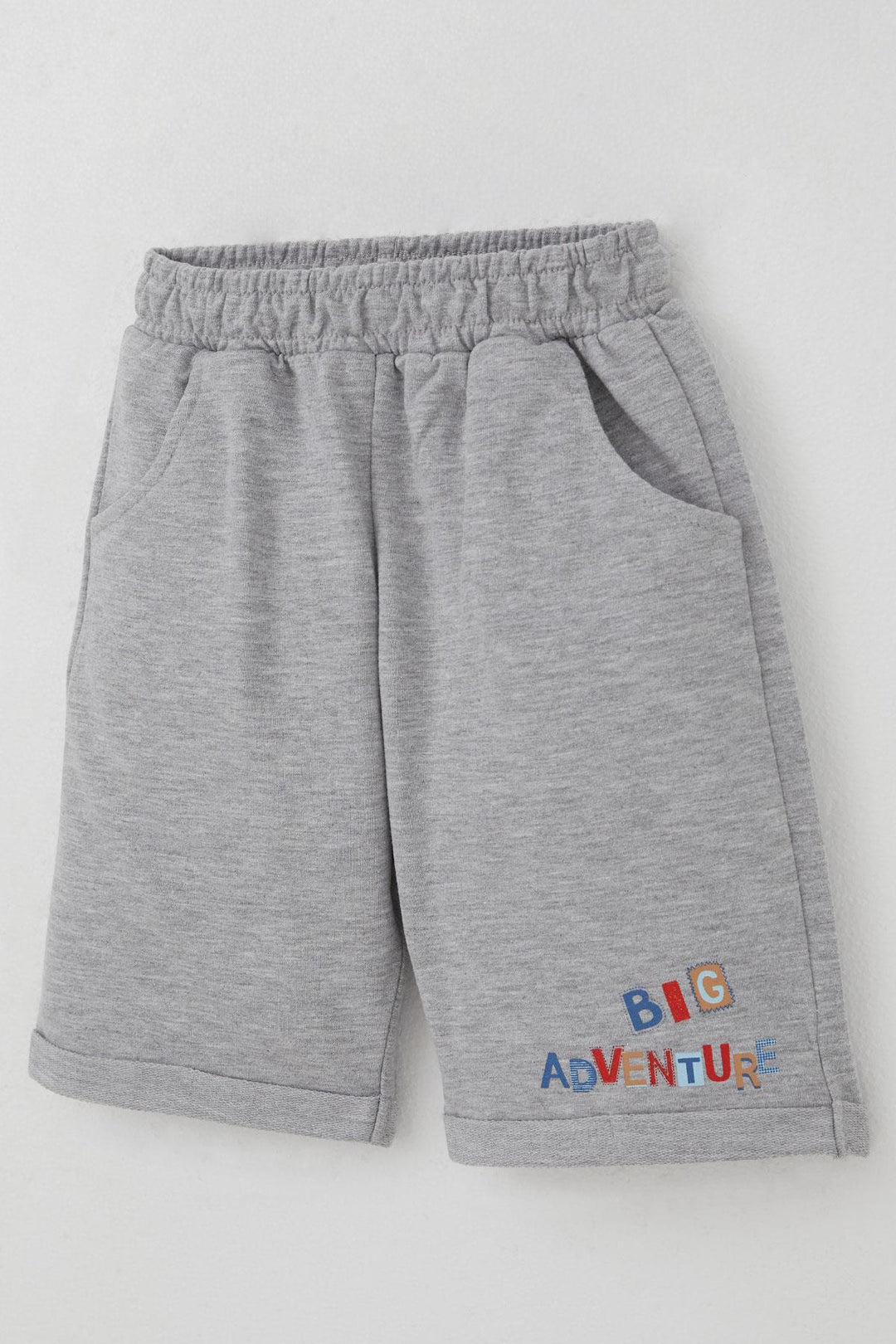 BRE Breeze Erkek Bebek Şortlu Takım Sevimli Kaptan Ayıcık Baskılı Cep Detaylı 9 Ay-3 Yaş, Narçiçeği - Media