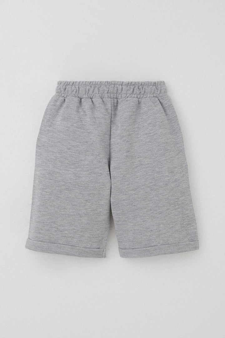 BRE Breeze Erkek Bebek Şortlu Takım Sevimli Kaptan Ayıcık Baskılı Cep Detaylı 9 Ay-3 Yaş, Narçiçeği - Media