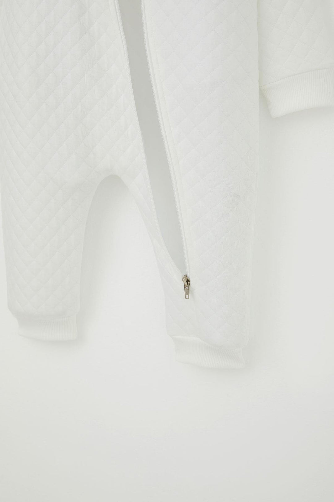 BRE Breeze Baby Boy Jumpsuit Quilted Patterned Cute Lamb Printed Hooded 4 Months.5 Years, Ecru - Hamilton