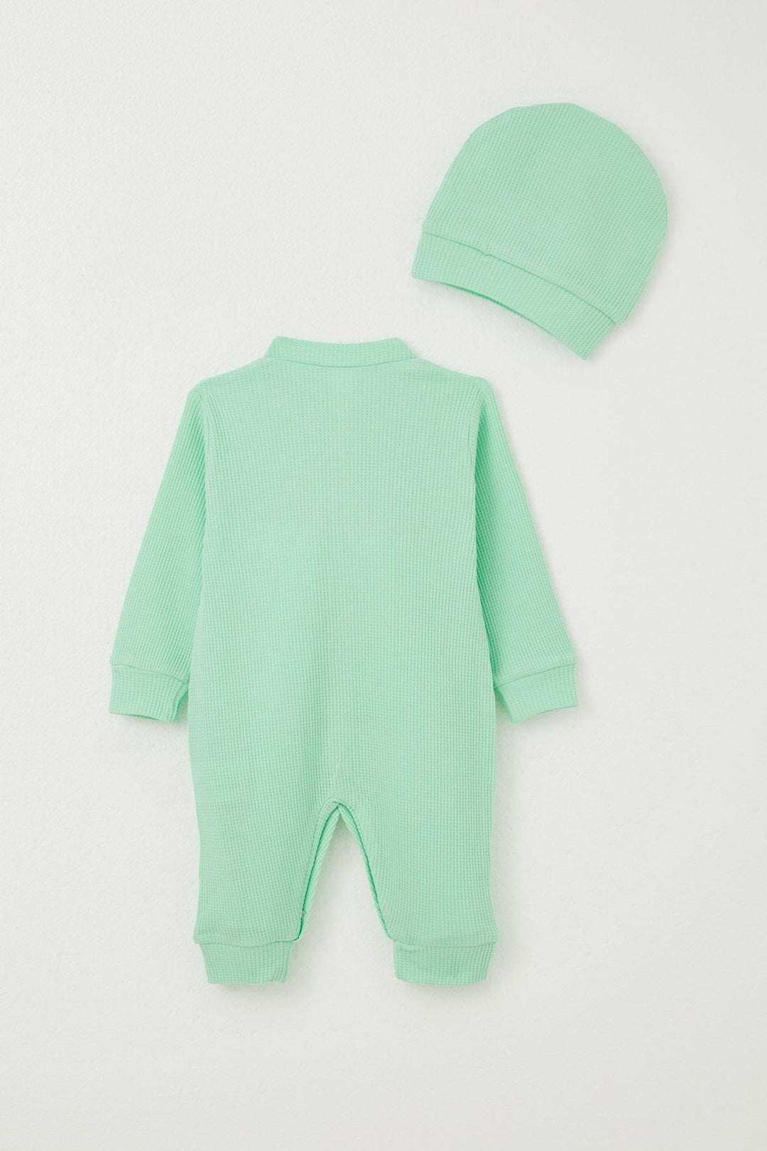 BRE Breeze Baby Boy Romper Cute Puppy Embroidered 0-6 Months, Pistachio Green - Brooklyn