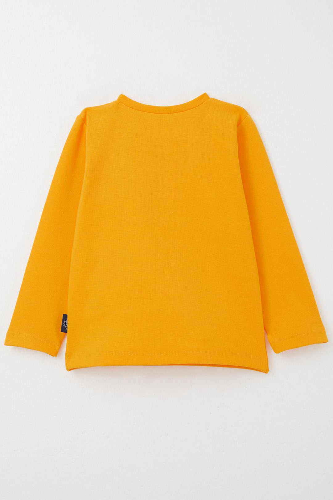 BRE Breeze Baby Boy Long Sleeve T-Shirt Basic 9 Months-3 Years, Mustard Yellow - Cholet