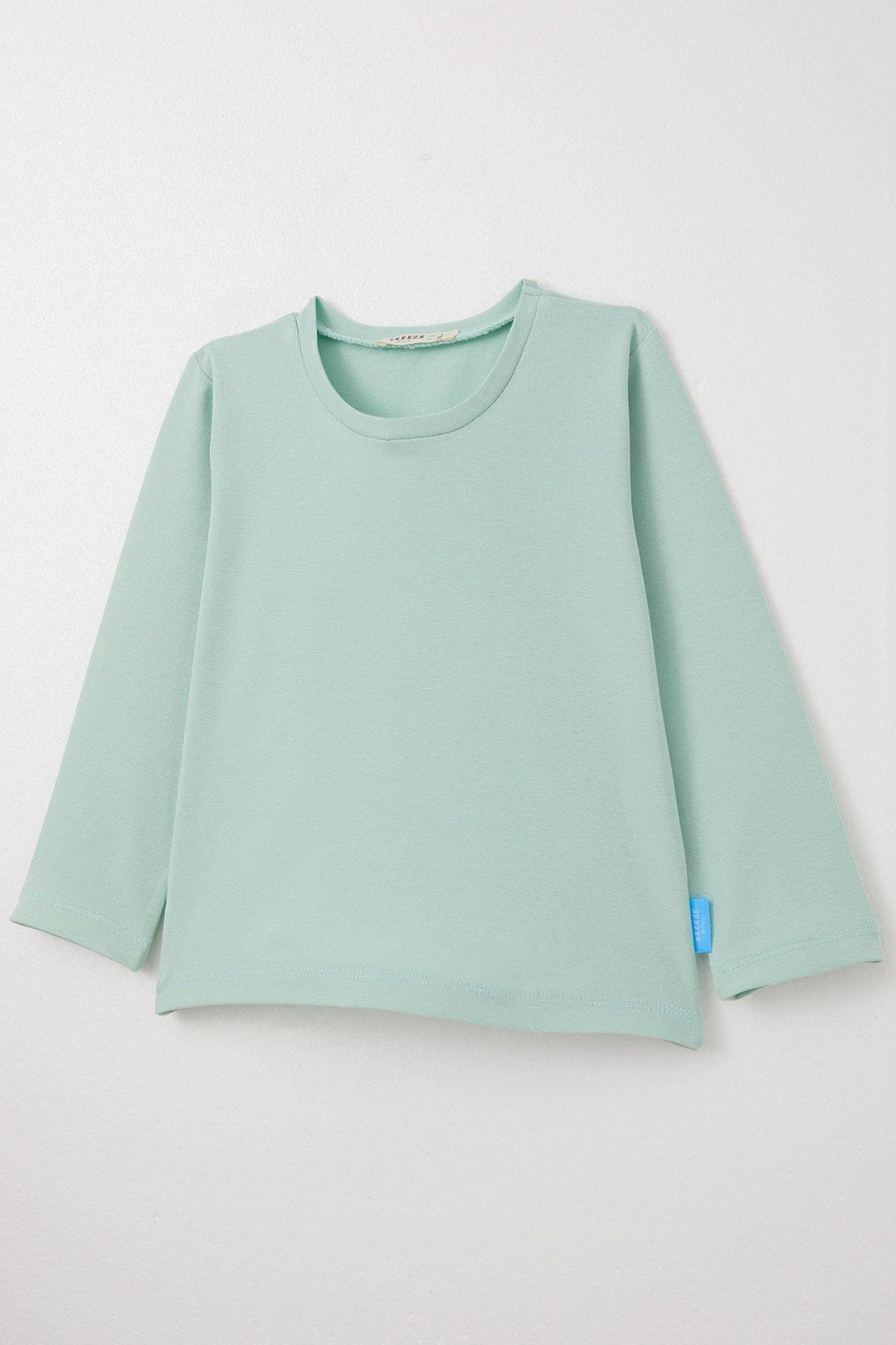 BRE Breeze Baby Boy Long Sleeve T-Shirt Basic 9 Months-3 Years, Mint Green - Bagheria