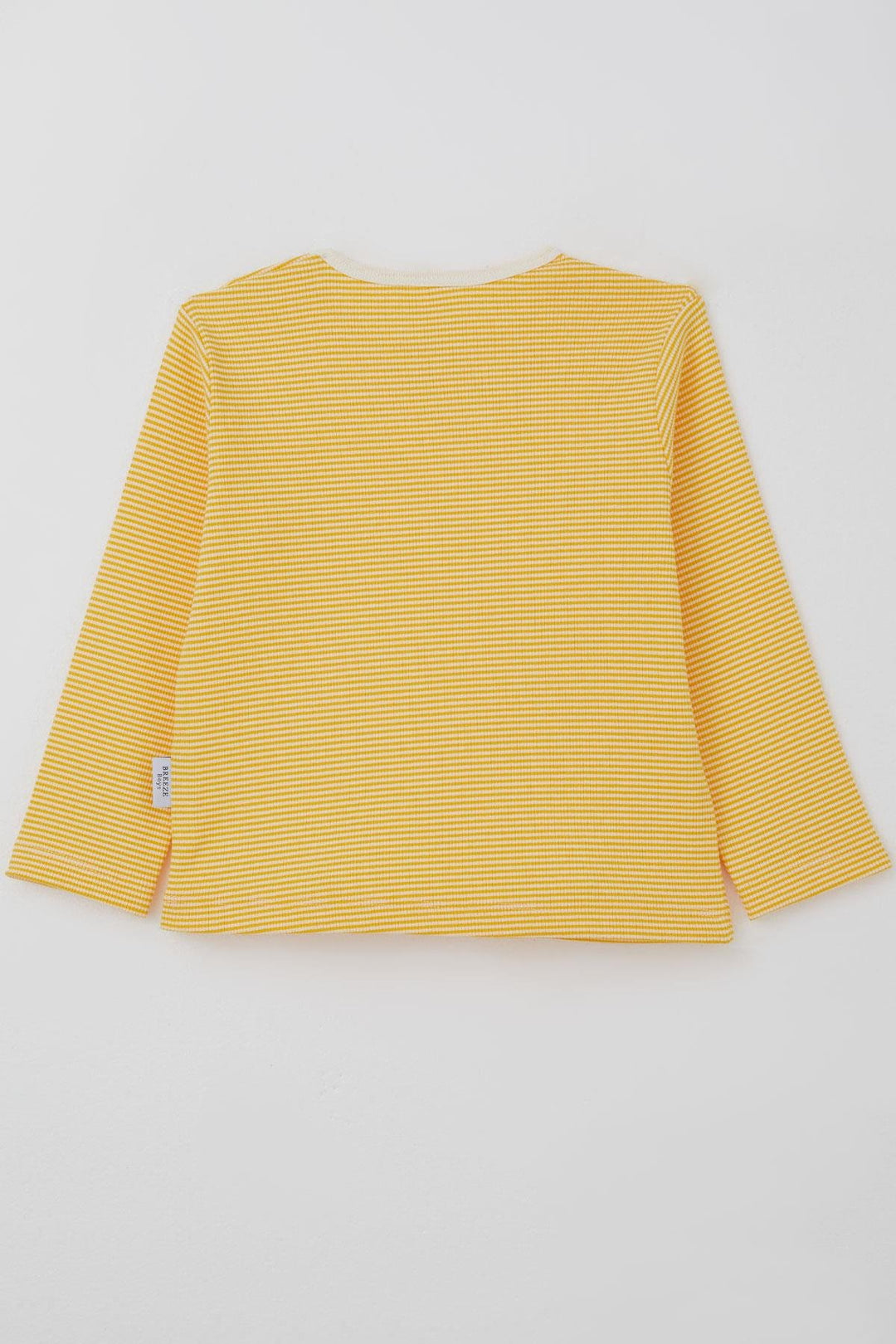 BRE Breeze Baby Boy Long Sleeve T-Shirt Patched 9 Months-3 Years, Yellow - Philadelphia