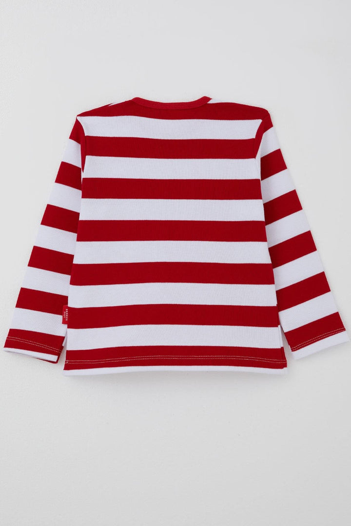 BRE Breeze Erkek Bebek Uzun Kollu Tişört Patlı 9 Ay-3 Yaş, Kırmızı - Civitanova Marche