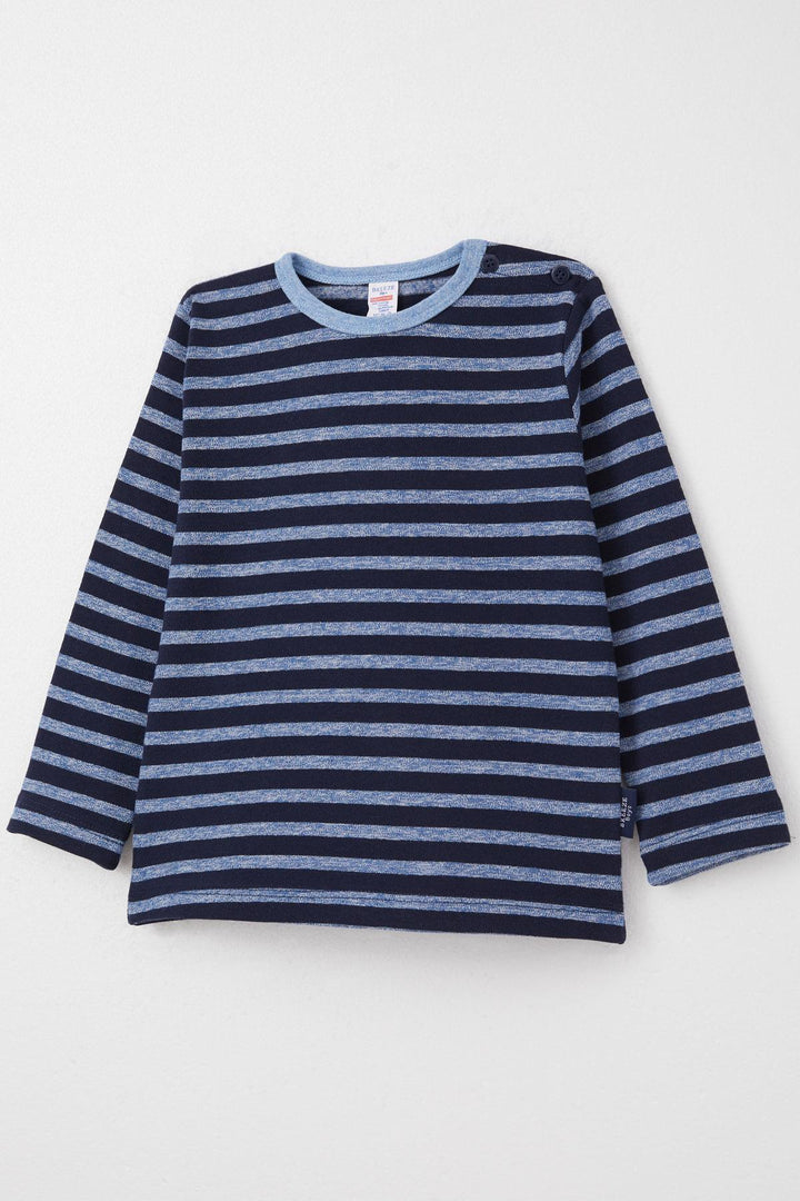 BRE Breeze Baby Boy Long Sleeve T-Shirt Snap 9 Months-3 Years, Mixed Color - Boulder