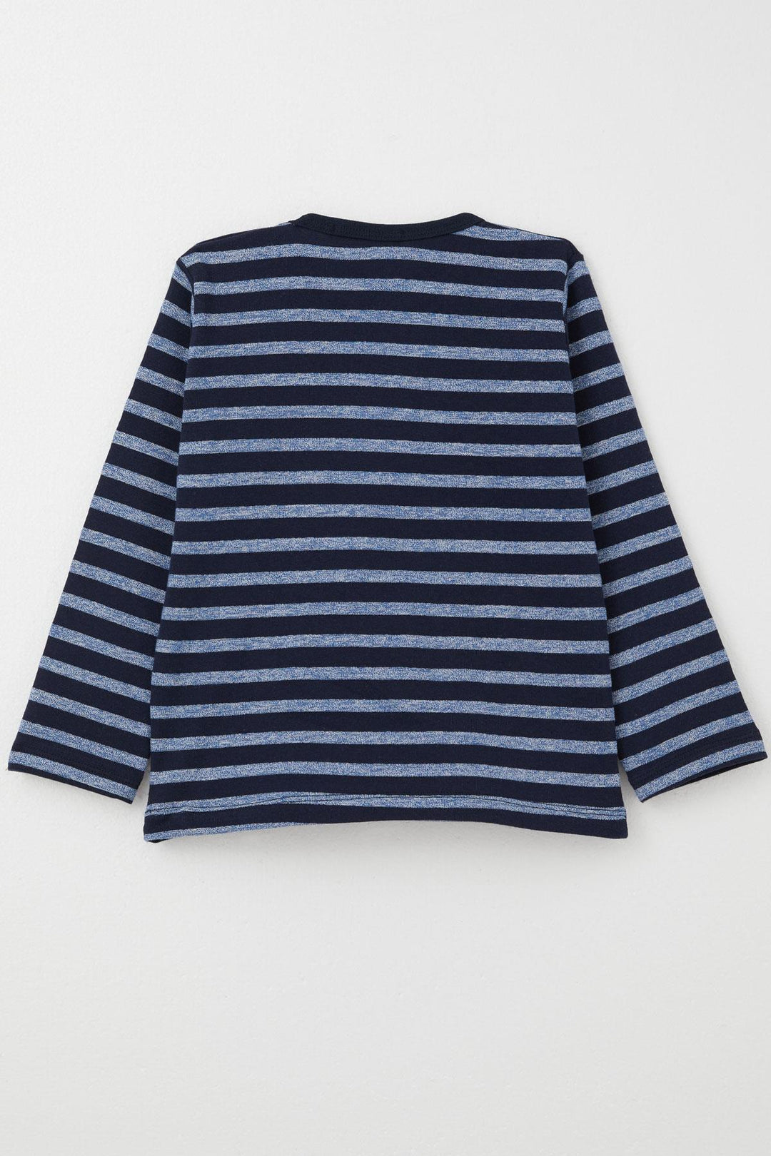 BRE Breeze Baby Boy Long Sleeve T-Shirt Patched 9 Months-3 Years, Navy Blue - Bragança