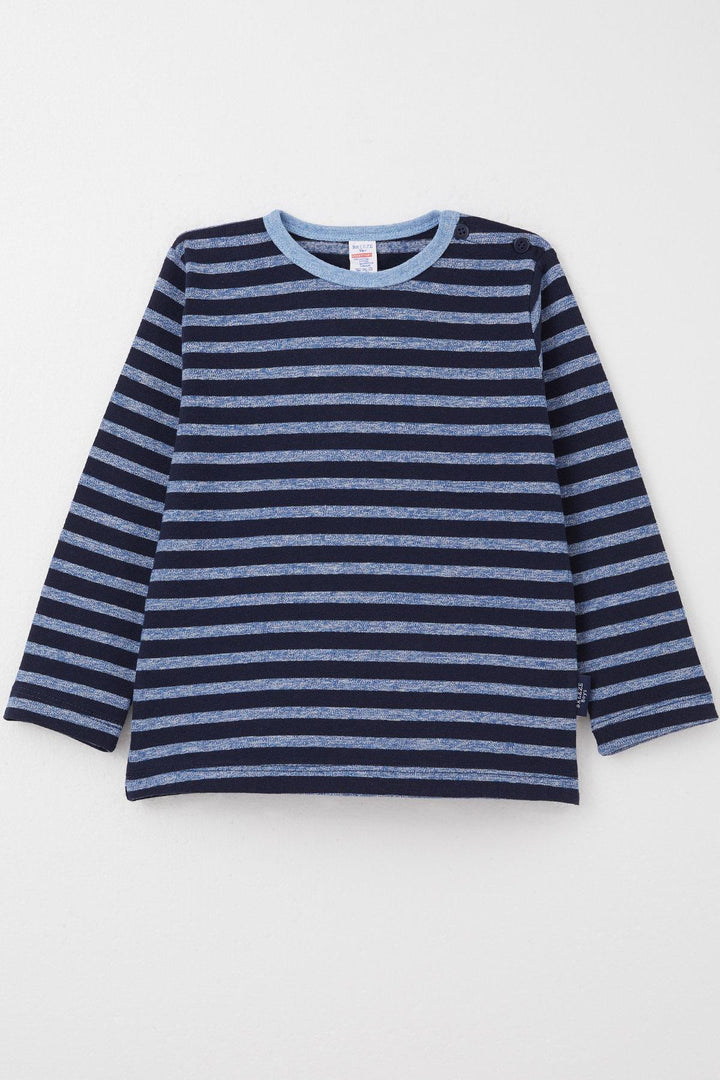 BRE Breeze Baby Boy Long Sleeve T-Shirt Snap 9 Months-3 Years, Mixed Color - Boulder