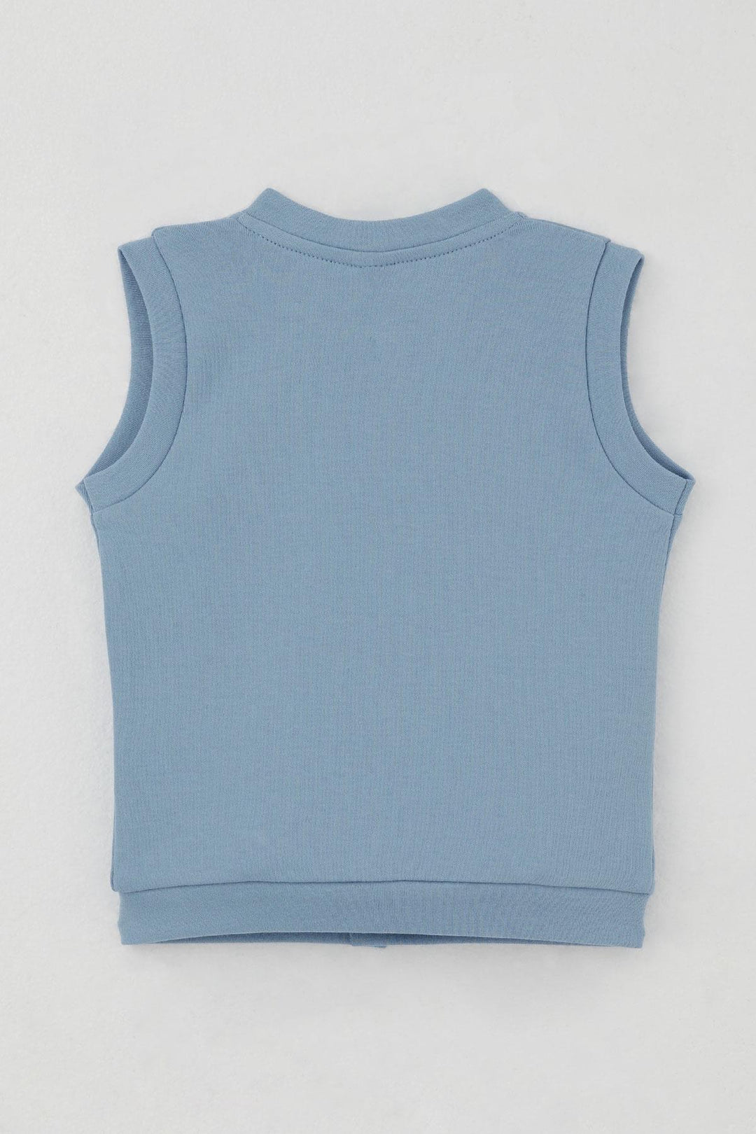 BRE Breeze Baby Boy Vest with Snap Cute Balloon Bear Embroidered 4 Months Year, Blue - Sérres