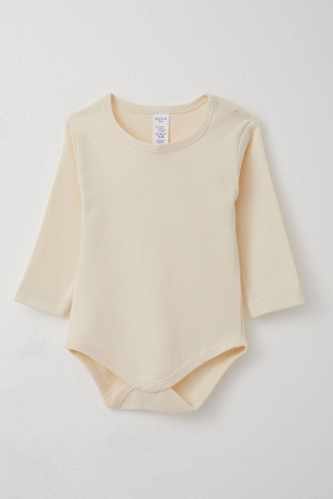 BRE Breeze Baby Boy Bodysuit 3-Piece Set لطيف الدب المطرز مقنعين 4 أشهر سنة، بيج ميلانج - زاكاتيكاس