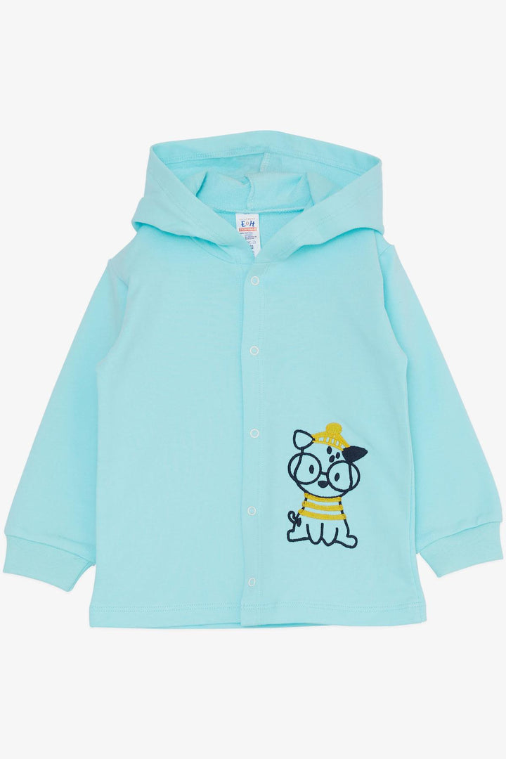 BRE Breeze Baby Boy Bodysuit مجموعة من 3 قطع نظارات دلماسية لطيفة مطرزة للكلاب 4 أشهر، فيروزي - ويست لافاييت