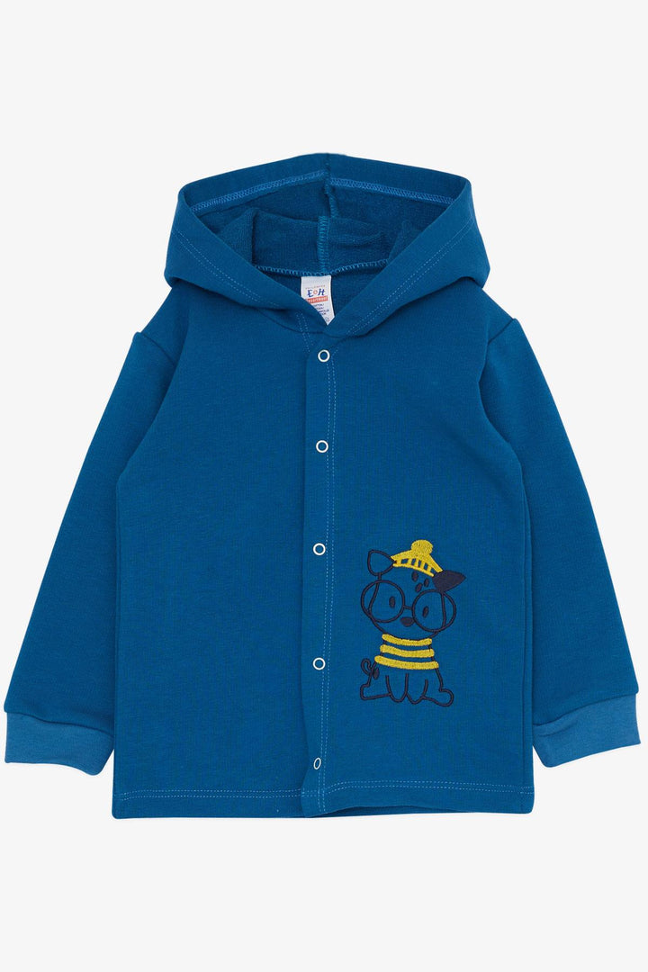 BRE Breeze Baby Boy Bodysuit مجموعة مكونة من 3 قطع نظارات دلماسية لطيفة مطرزة للكلاب 4 أشهر، نيلي - New Braunfels