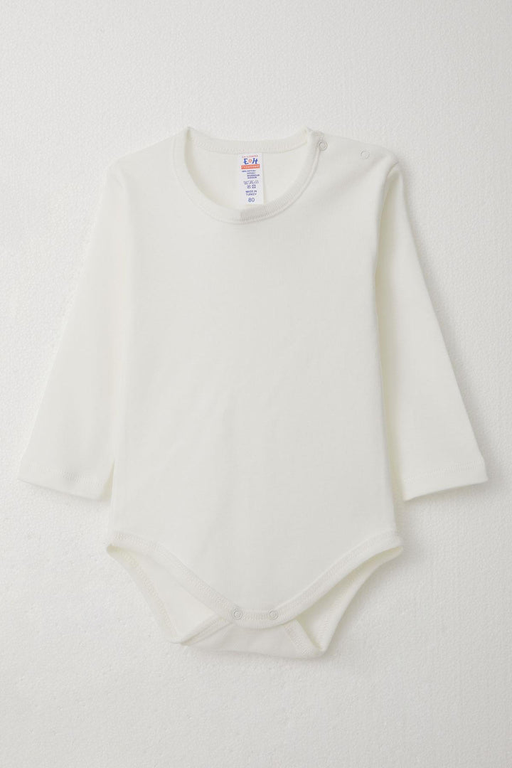 BRE Breeze Baby Boy Bodysuit 3-Piece Set with Bunny Embroidery Hooded 4 Months Year, Beige - Harlingen