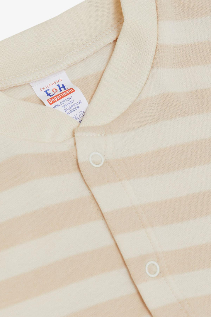 BRE Breeze Baby Boy Bodysuit مجموعة من 3 قطع نظارات دلماسية لطيفة مطرزة للكلاب 4 أشهر، كريمي - Weinheim